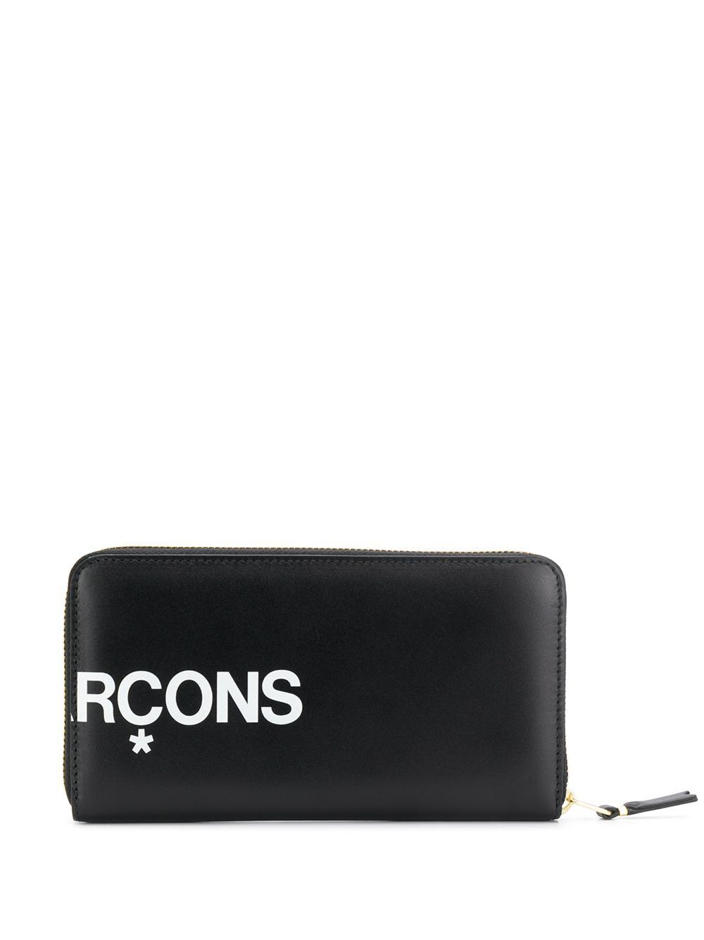 COMME DES GARÇONS LOGO ZIP-AROUND WALLET