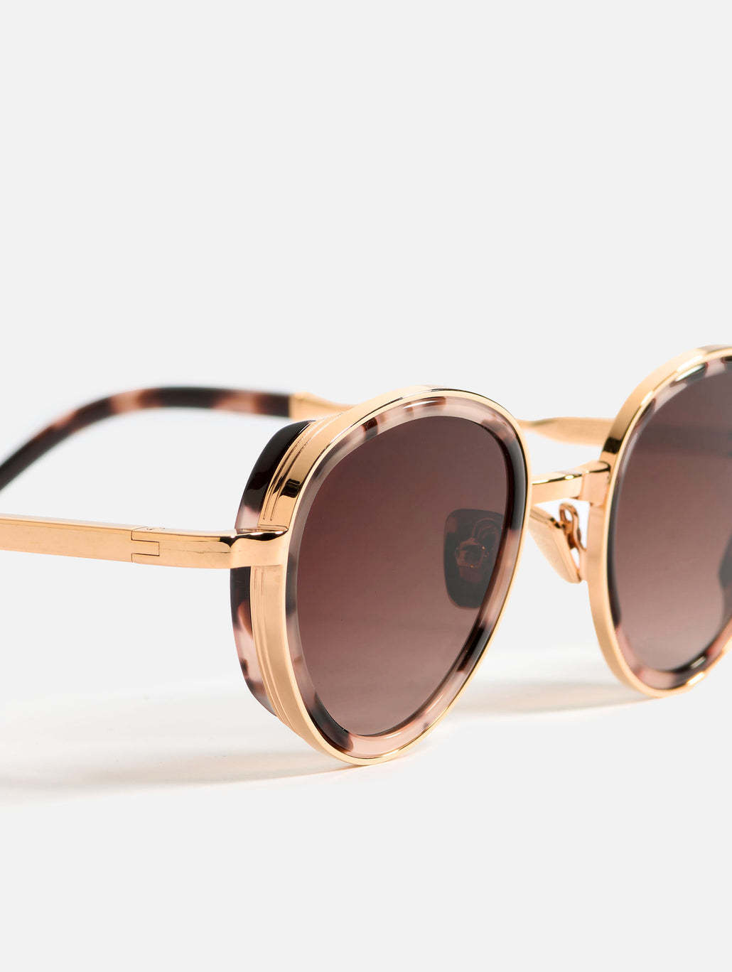 John Dalia Full Frame Sunglasses In Red