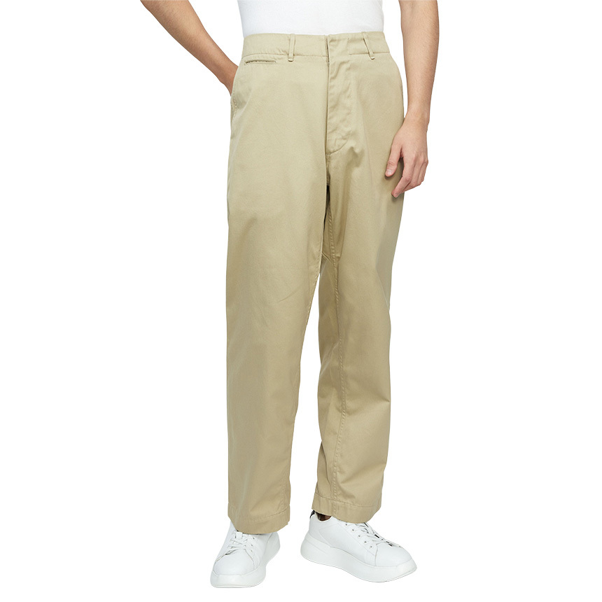 Nanamica Concealed-fastening Straight Trousers In Green
