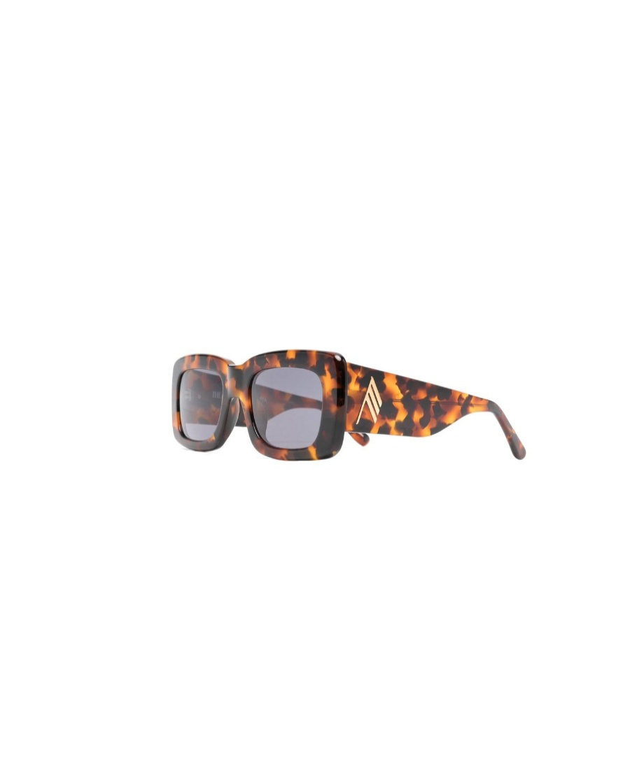 Attico Logo Sunglasses In Black
