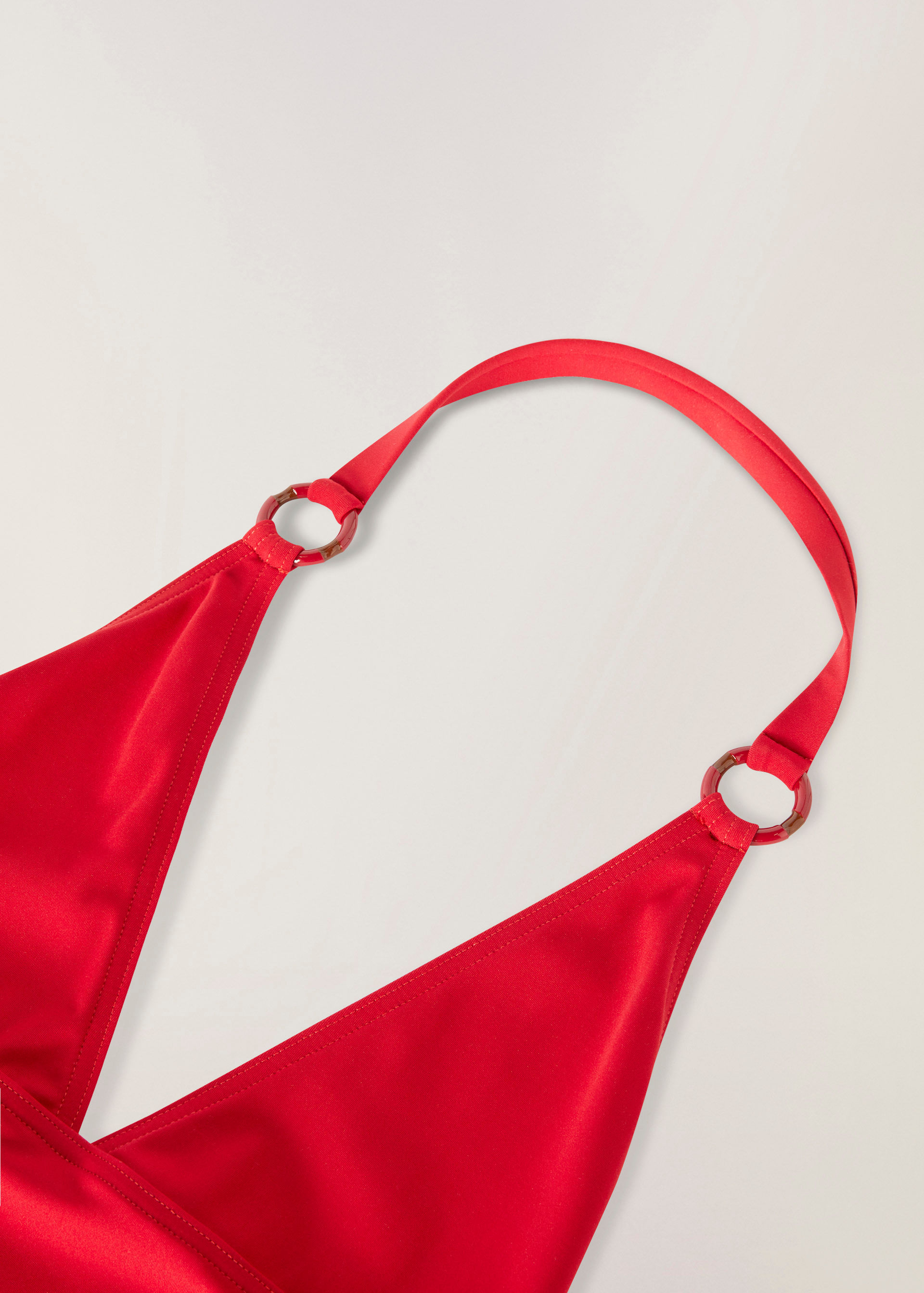 Loro Piana Logo One-piece Swimsuit In Red