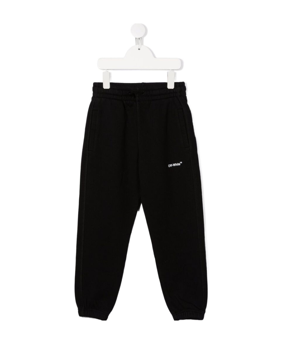 Off-white Logo-print Track Pants In Black