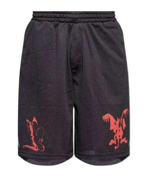 44 Label Group Elastic Waist Shorts In Black