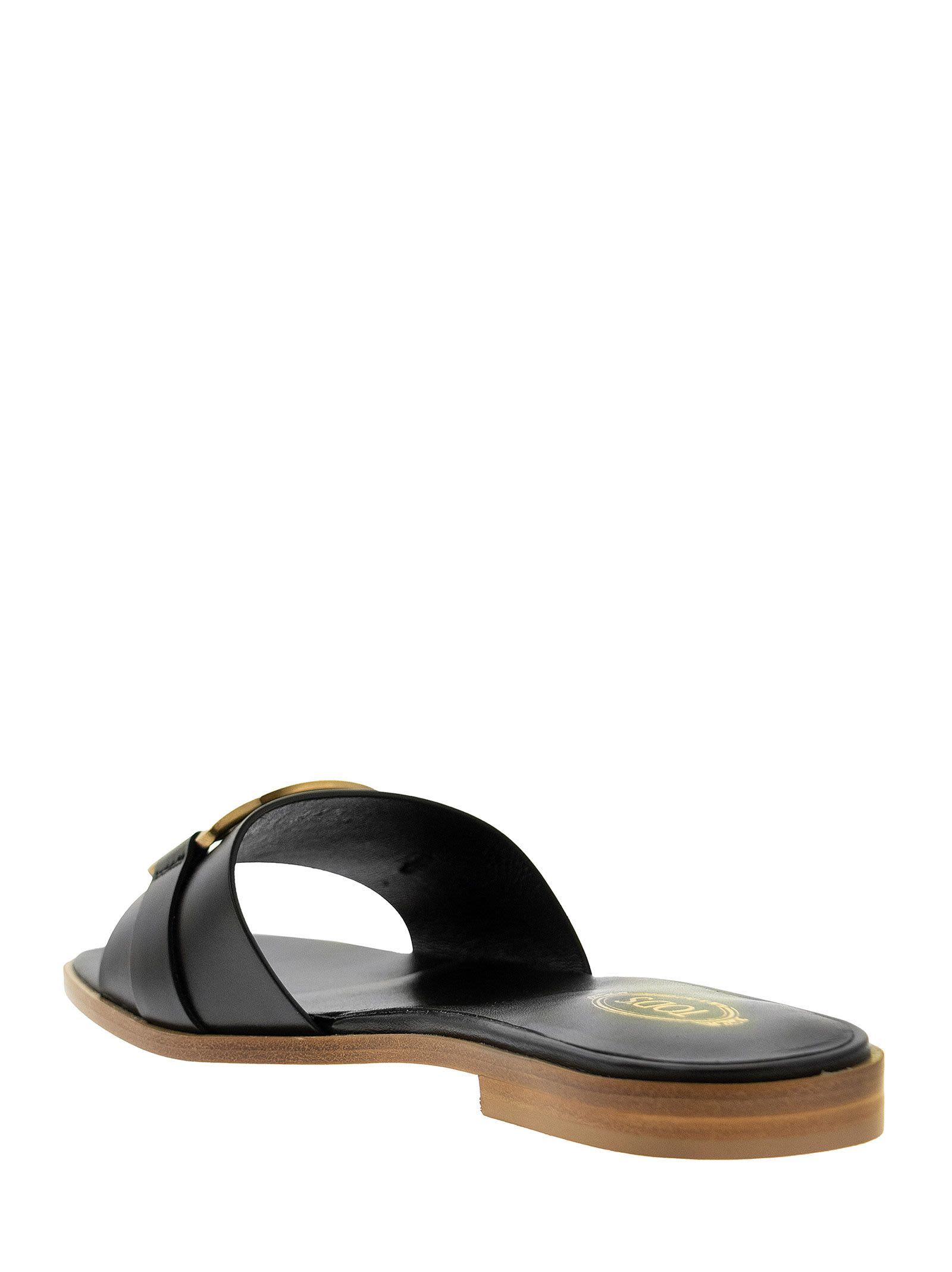 Tod's Chain-detail Flat Sandals In Multi