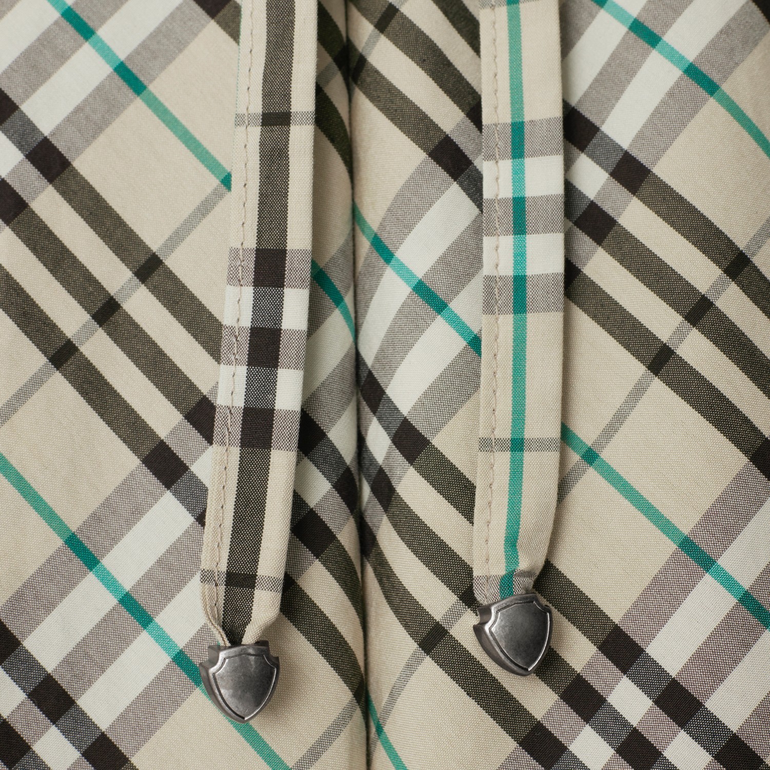 Burberry Cotton Pants Checked Pattern Trousers In Gray