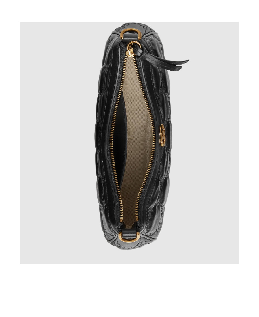 Gucci Black Leather Lion Gg Handbag | ModeSens
