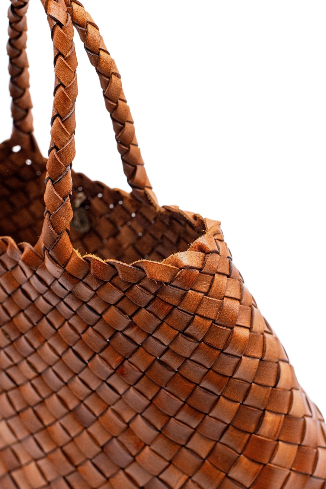Dragon Diffusion Santa Croce Small Leather Bag In Brown