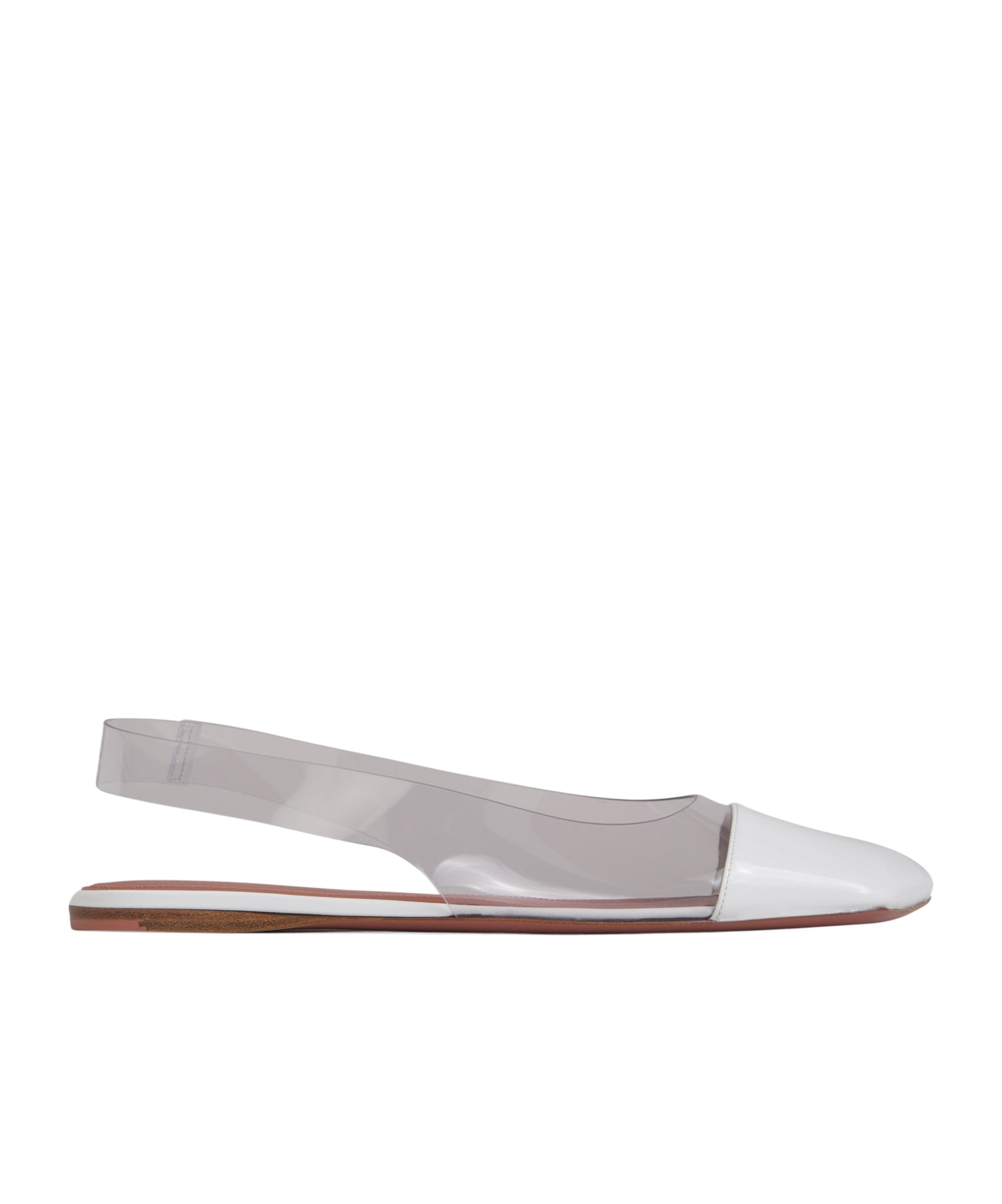AMINA MUADDI HALF-HEELED FLAT SANDALS