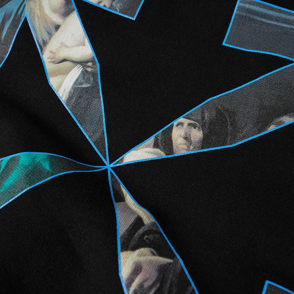 Off-white Caravaggio Painting Long-sleeve Sweatshirt In Black
