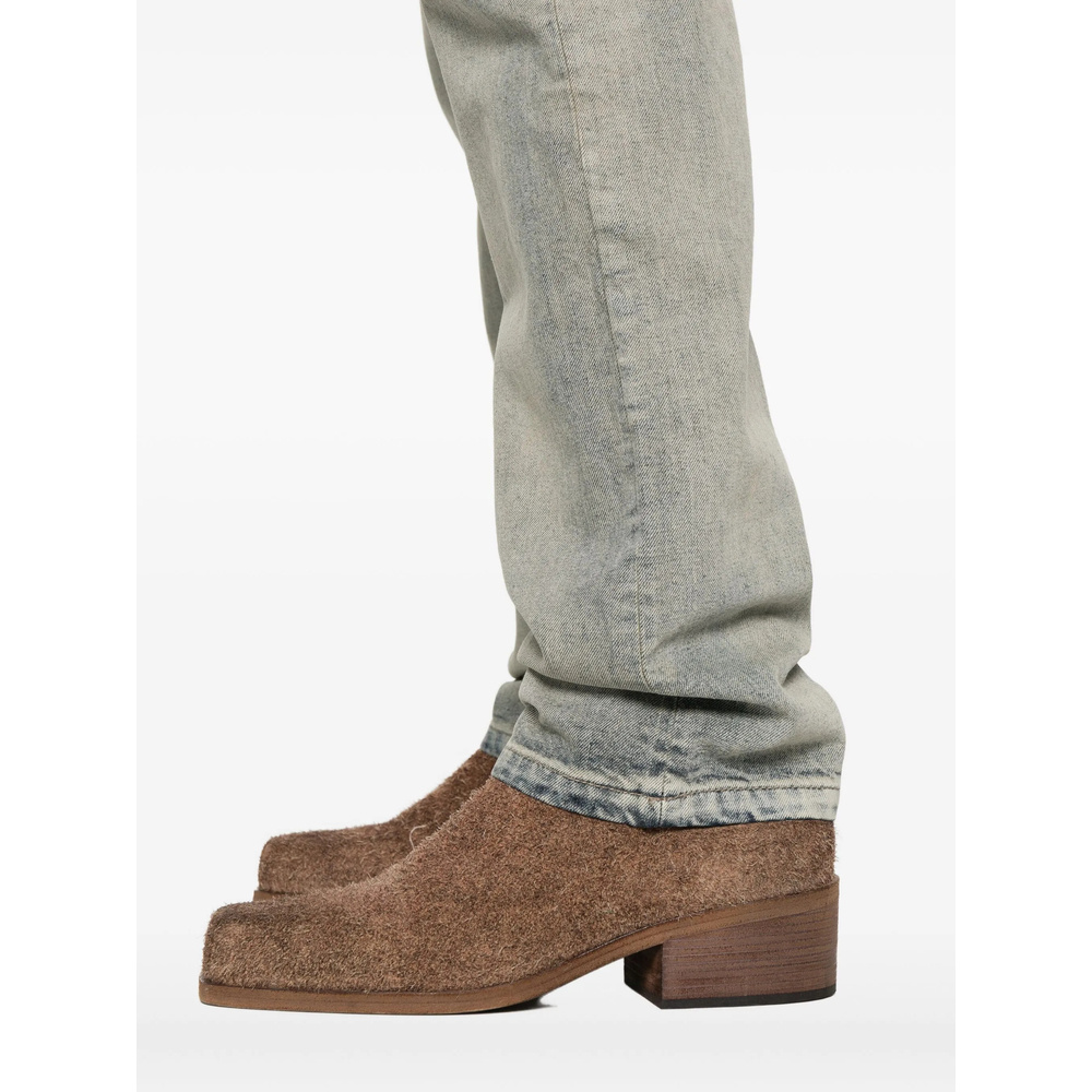 Rick Owens Drkshdw Jeans With Belt Loops In Blue
