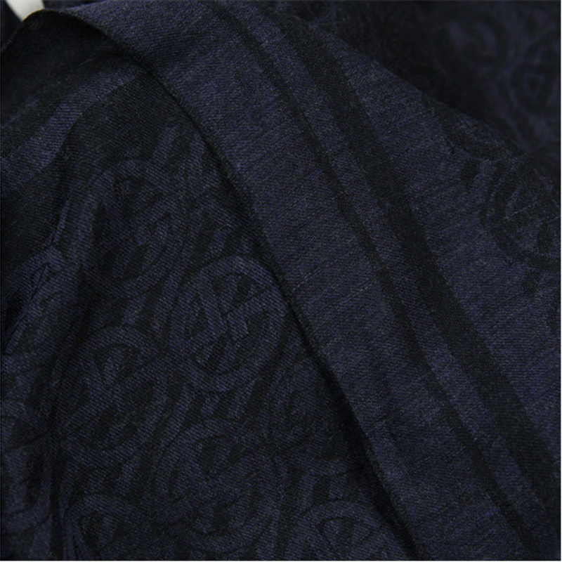 Emporio Armani Logo Scarf In Black