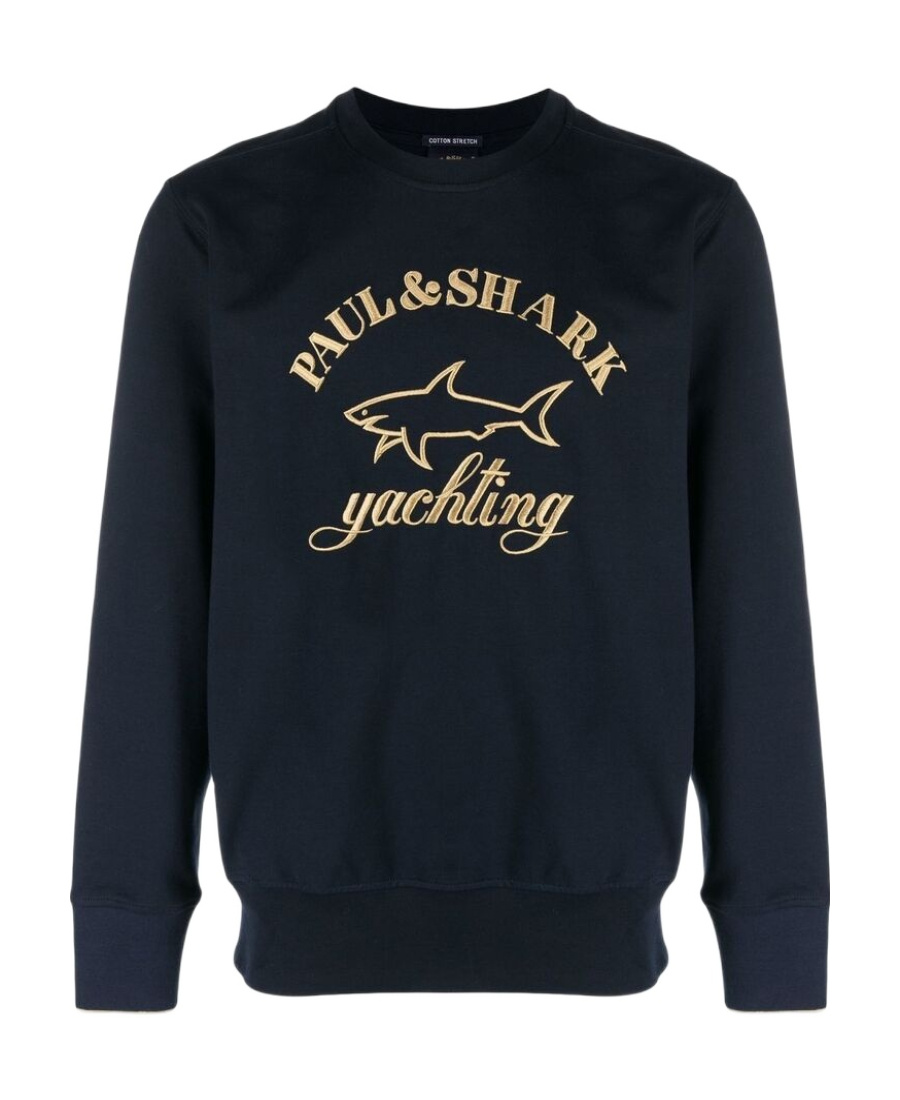 Paul & Shark Logo-embroidered Sweatshirt In Black