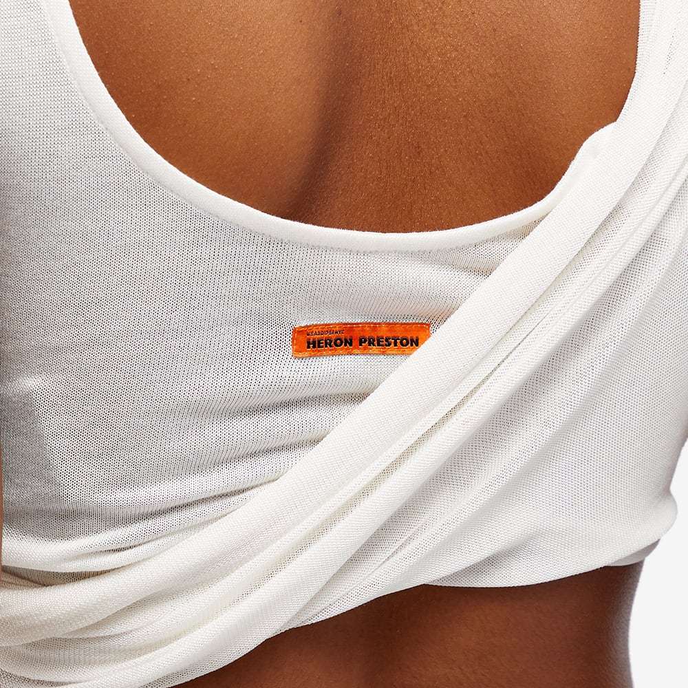 Heron Preston Twisted Pleated Vest In White