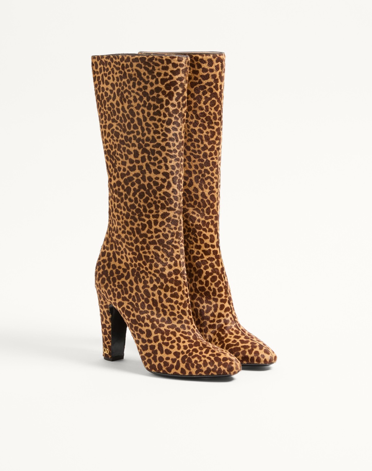 Valentino Garavani Hotty Boot In Pony-effect Calfskin 100mm Woman Animal Print 39.5 In Animal Print