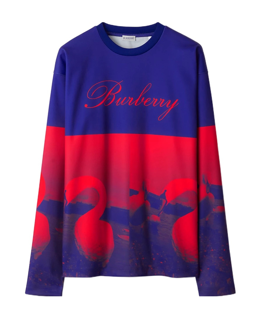 BURBERRY PHOTOGRAPH-PRINT COTTON-BLEND SWEATSHIRT 