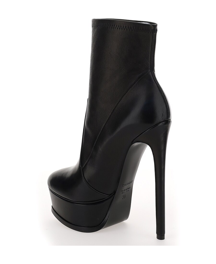 Casadei Neona 15mm Platform Boots In Black