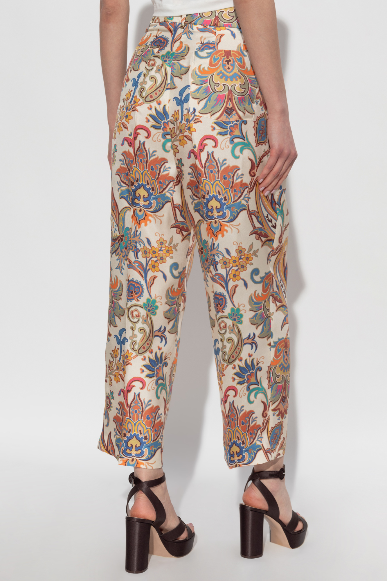 Etro Paisley-print Trousers In Multi