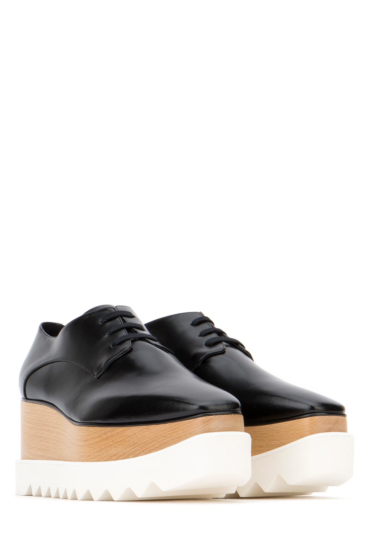 Stella Mccartney Black Elyse Oxfords In Black