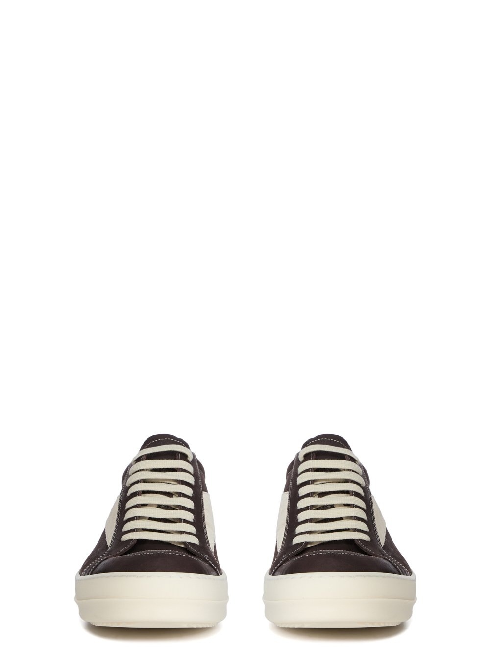 Rick Owens Sneakers Low-top Concordians Runway Vintage In Suede Leather In Brown