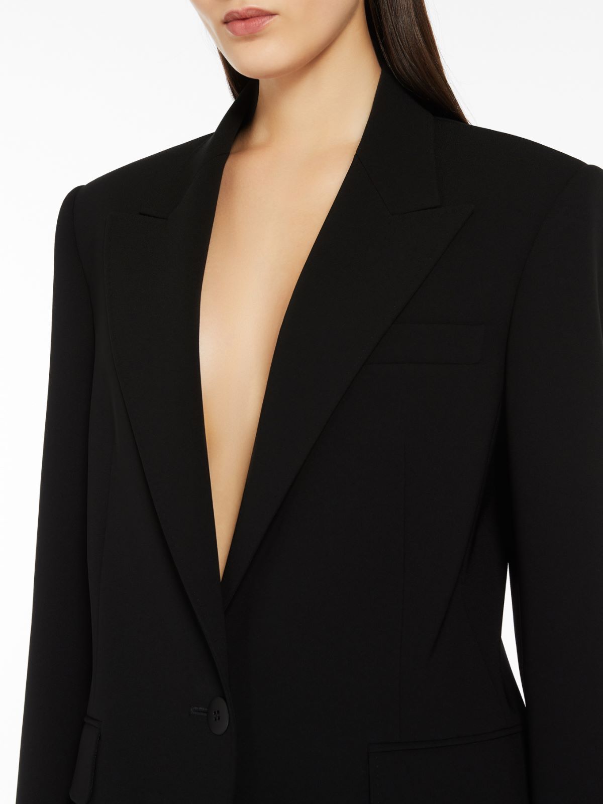 Max Mara Viale Blazer In Black
