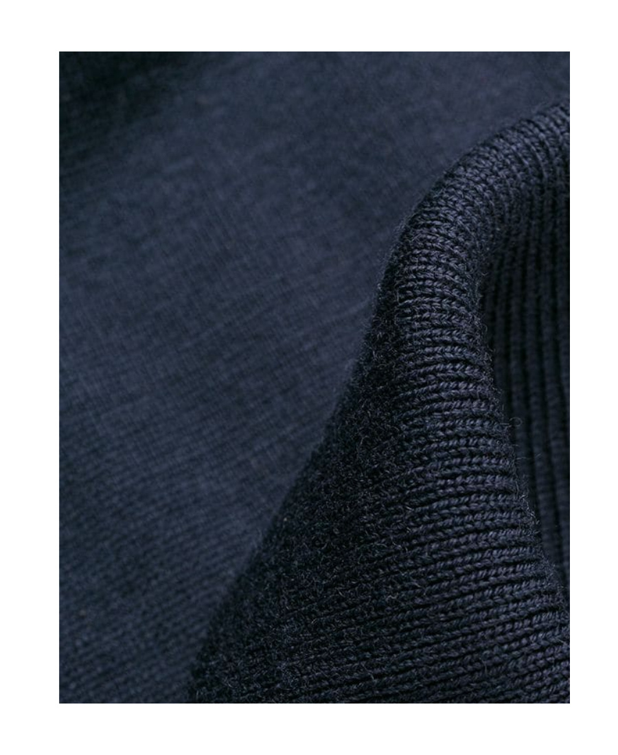 John Smedley Belper Buttoned Knitted Polo Shirt In Black