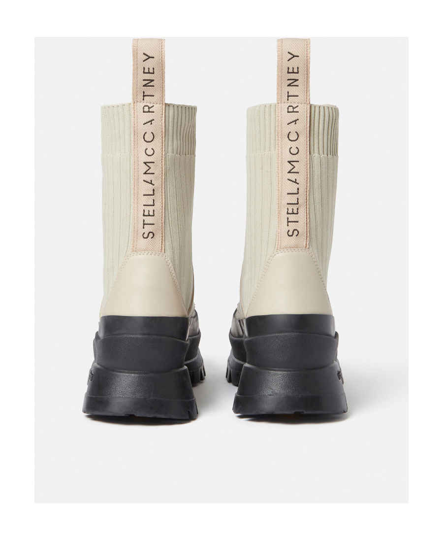 Stella Mccartney Round-head Short Boots In Nude