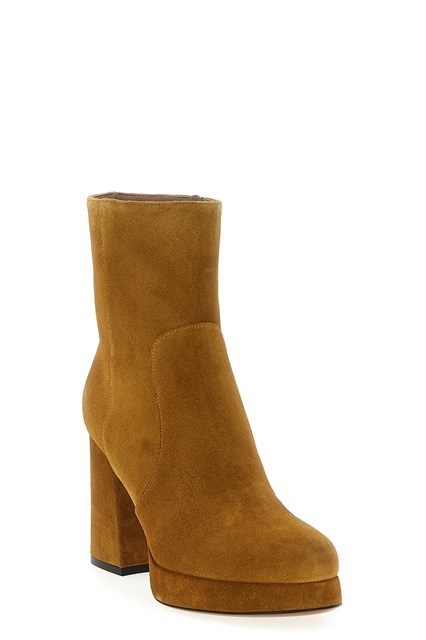 Valentino 90mm Fawcette Platform Vlogo Signature Ankle Boots In Multi