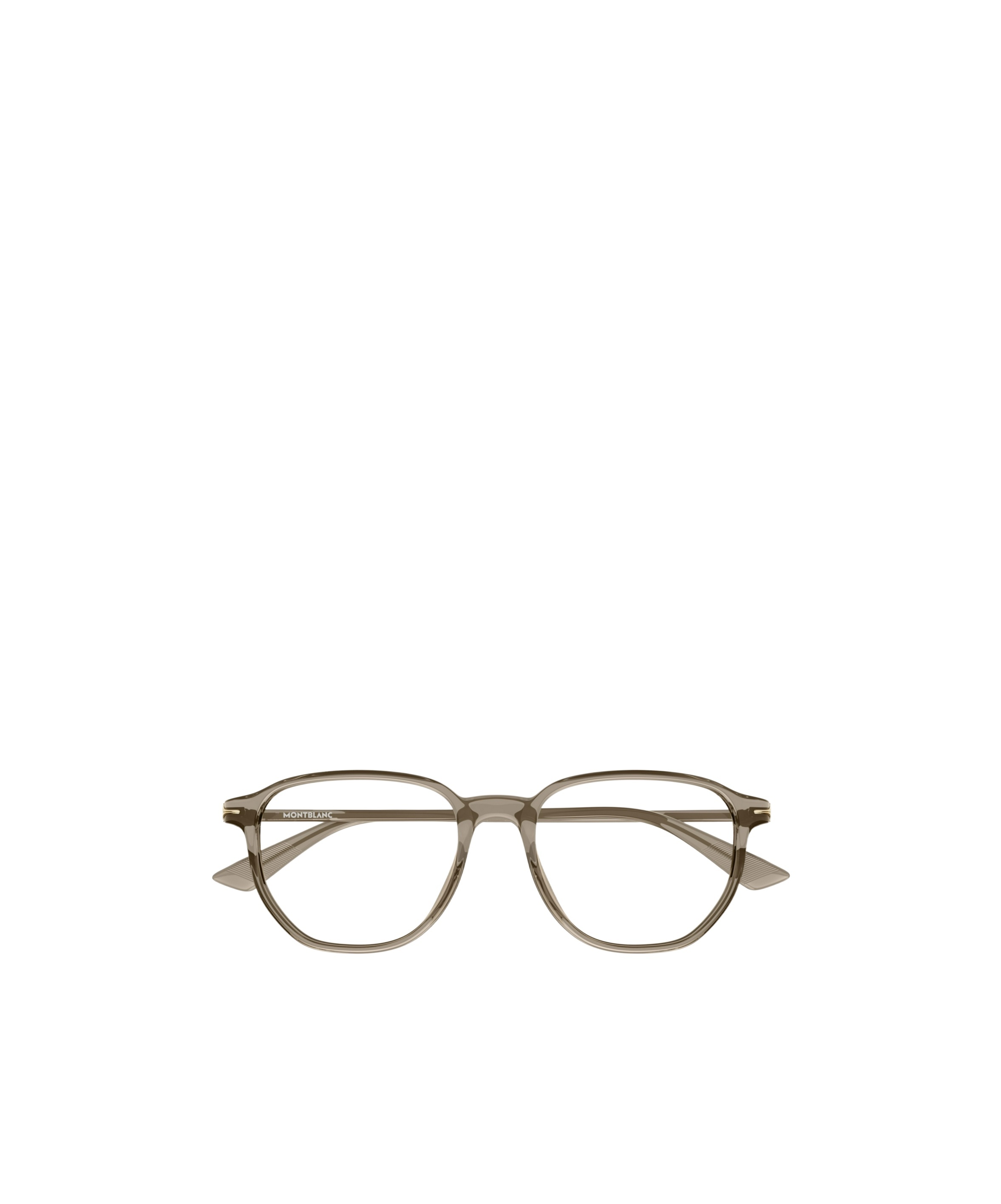 Montblanc Wayfarer-frame Glasses In Brown