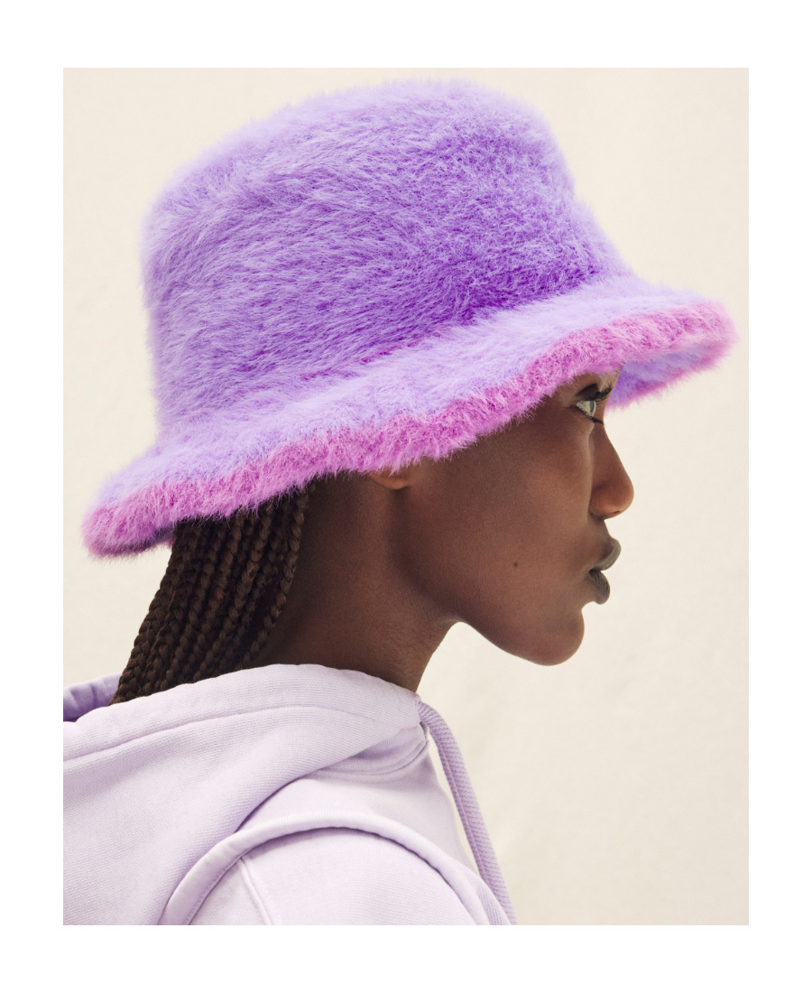 Jacquemus Le Bob Neve Bucket Hat In Purple