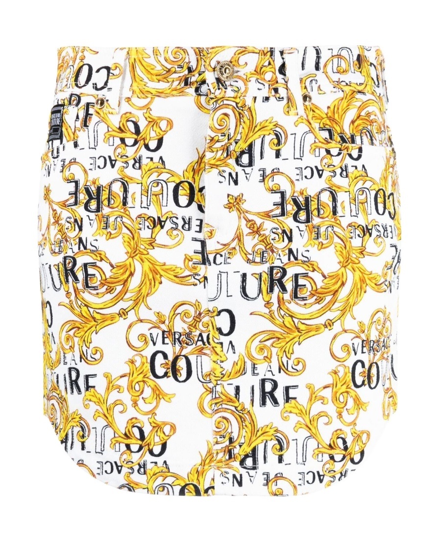 VERSACE JEANS PRINTED SKIRT