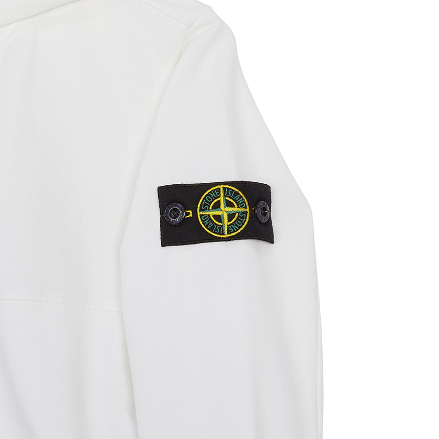 Stone Island Long-sleeved Sweater In White