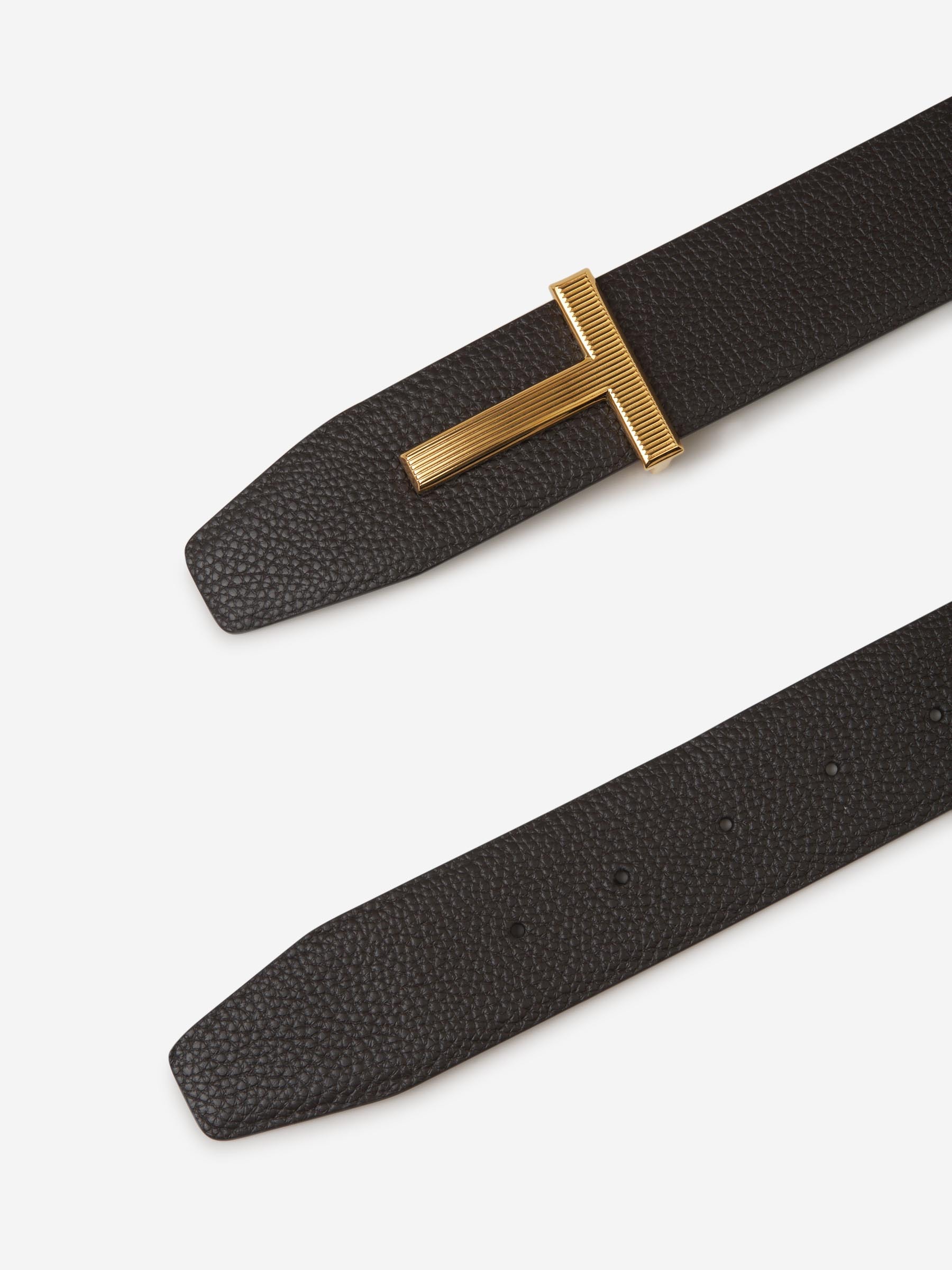 Tom Ford Woven Belt In Black