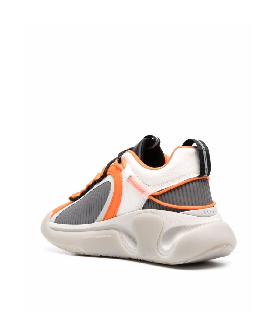 Balmain B-runner Low-top Sneakers In White