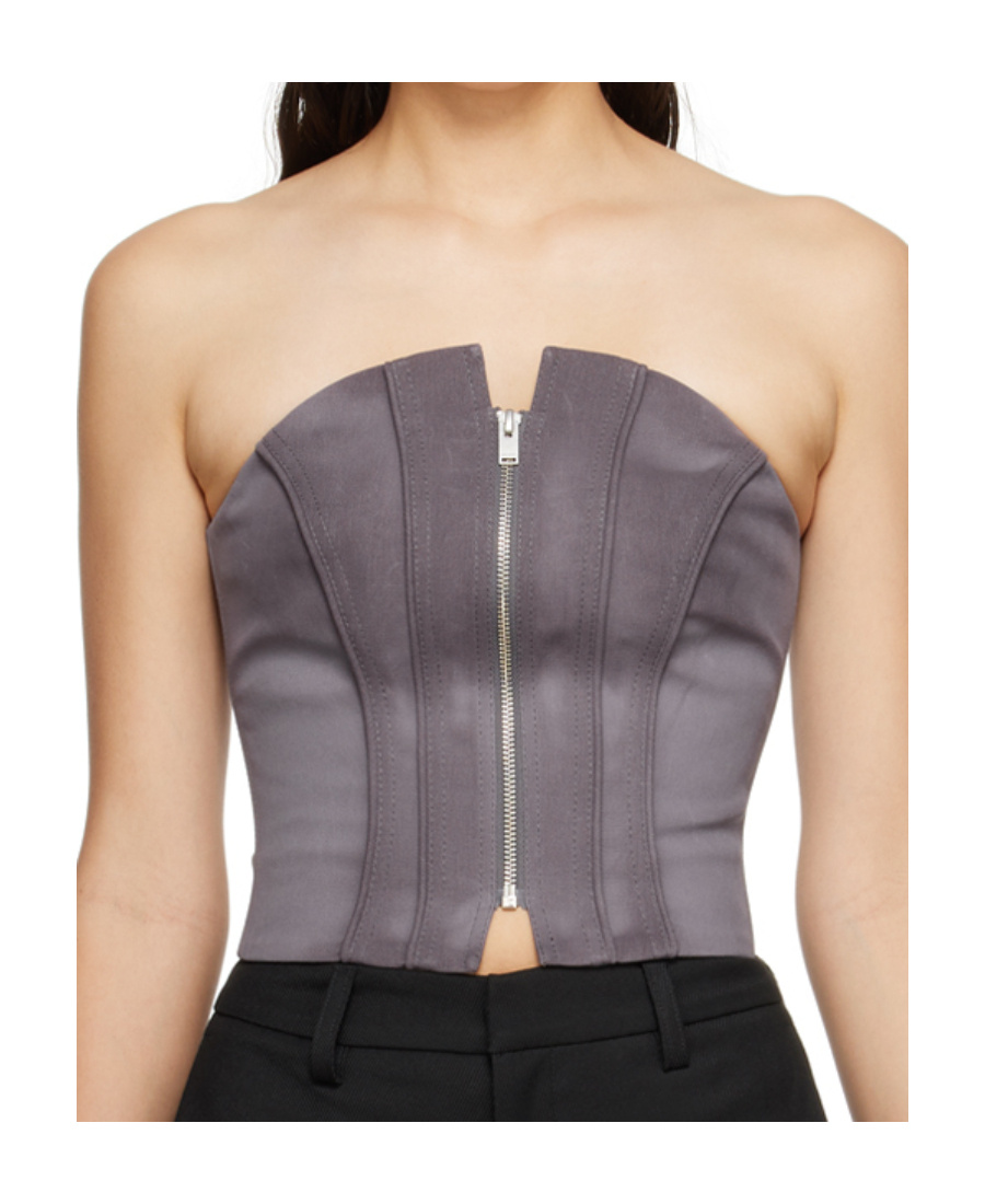 Misbhv Harley Heat Reactive Corset Top In Nude
