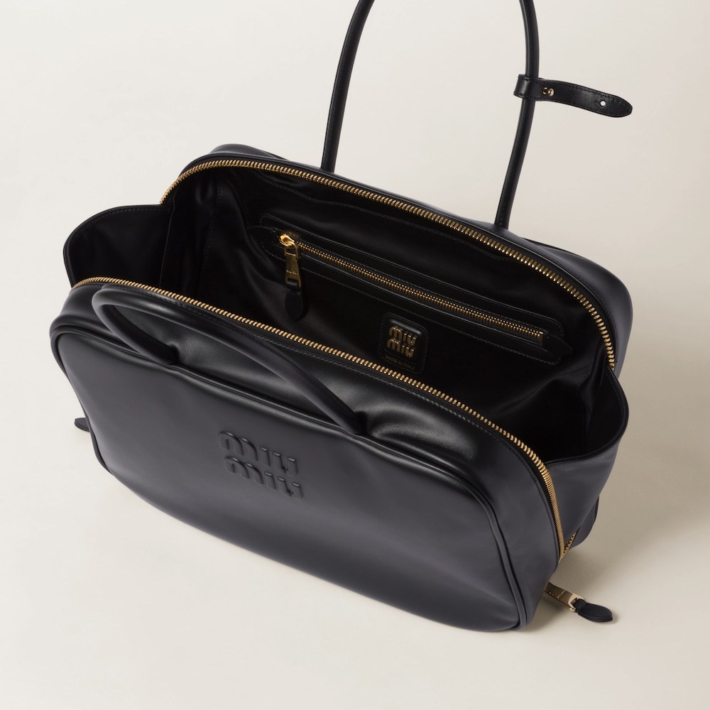 Miu Miu Beau Leather Top-handle Bag