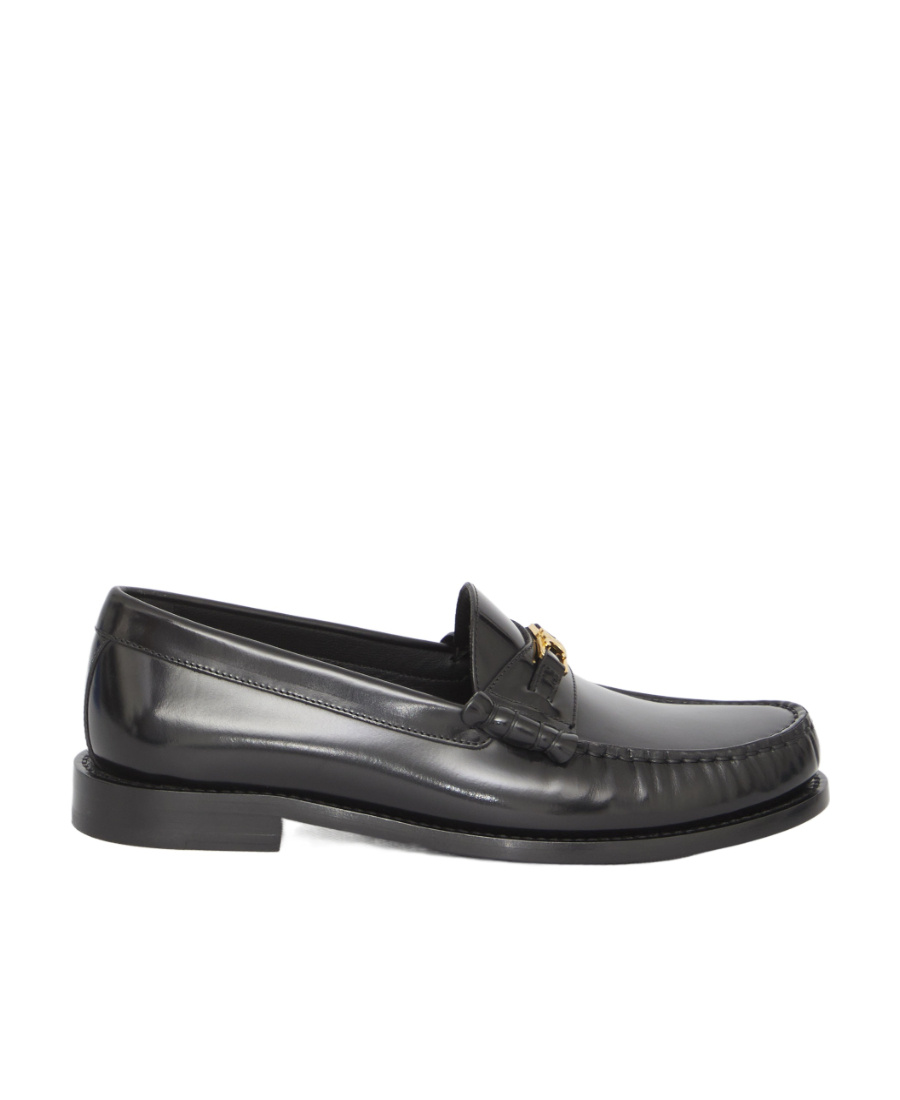 Celine Luco Triomphe Loafer Shoes In Black