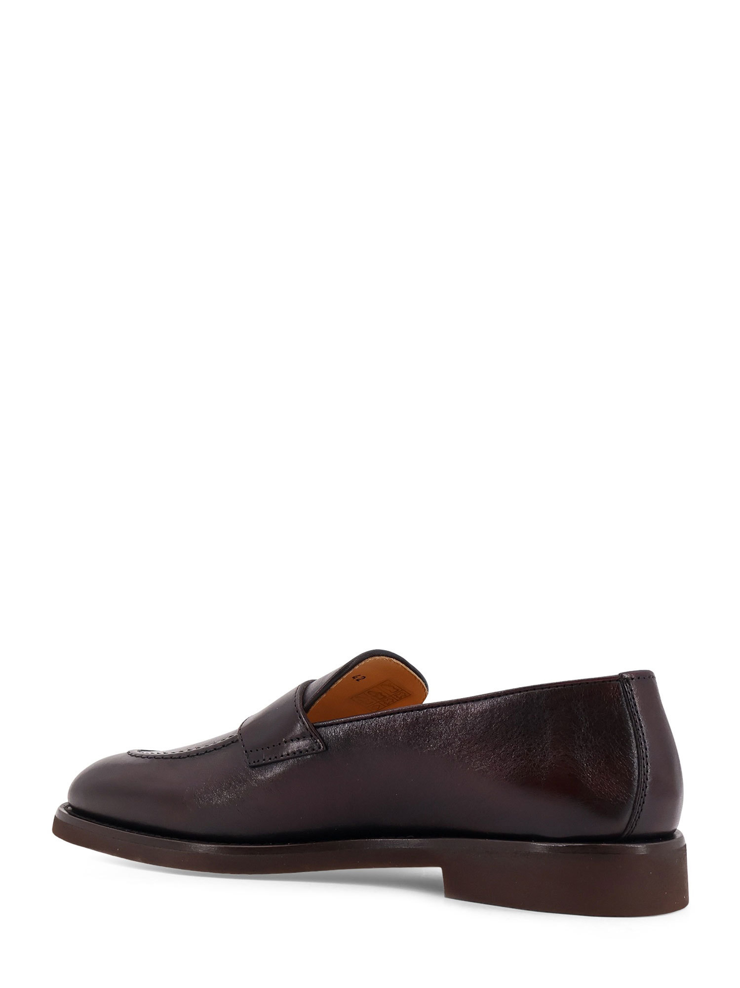 Brunello Cucinelli Round Toe Loafers In Blue