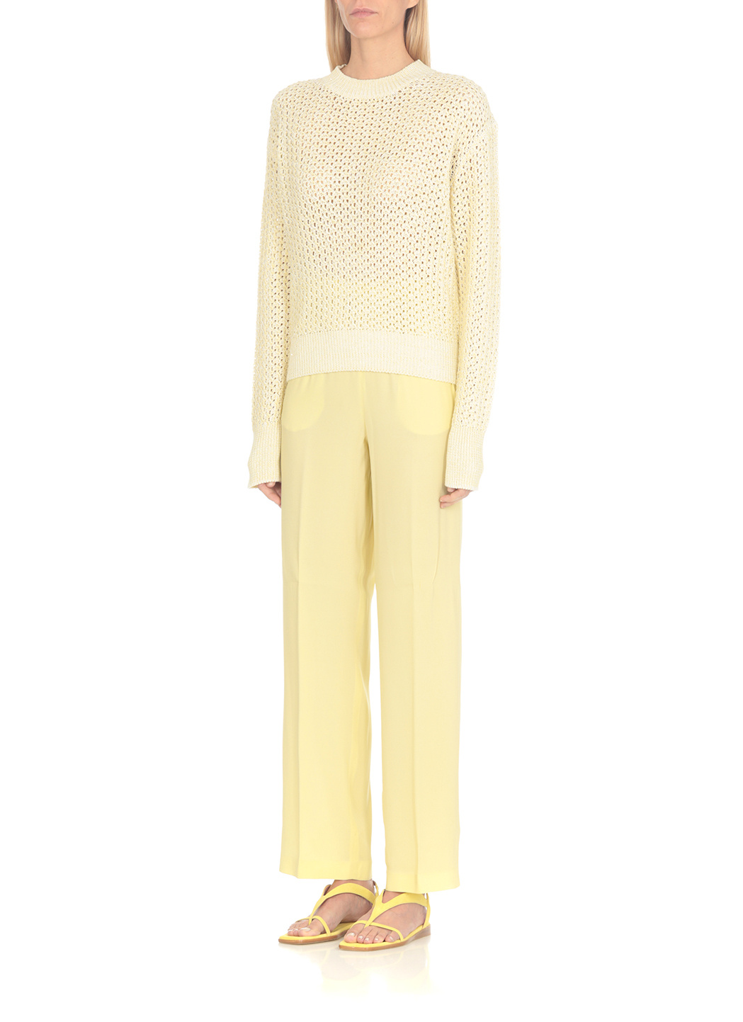 Fabiana Filippi Sweaters Yellow In Nude