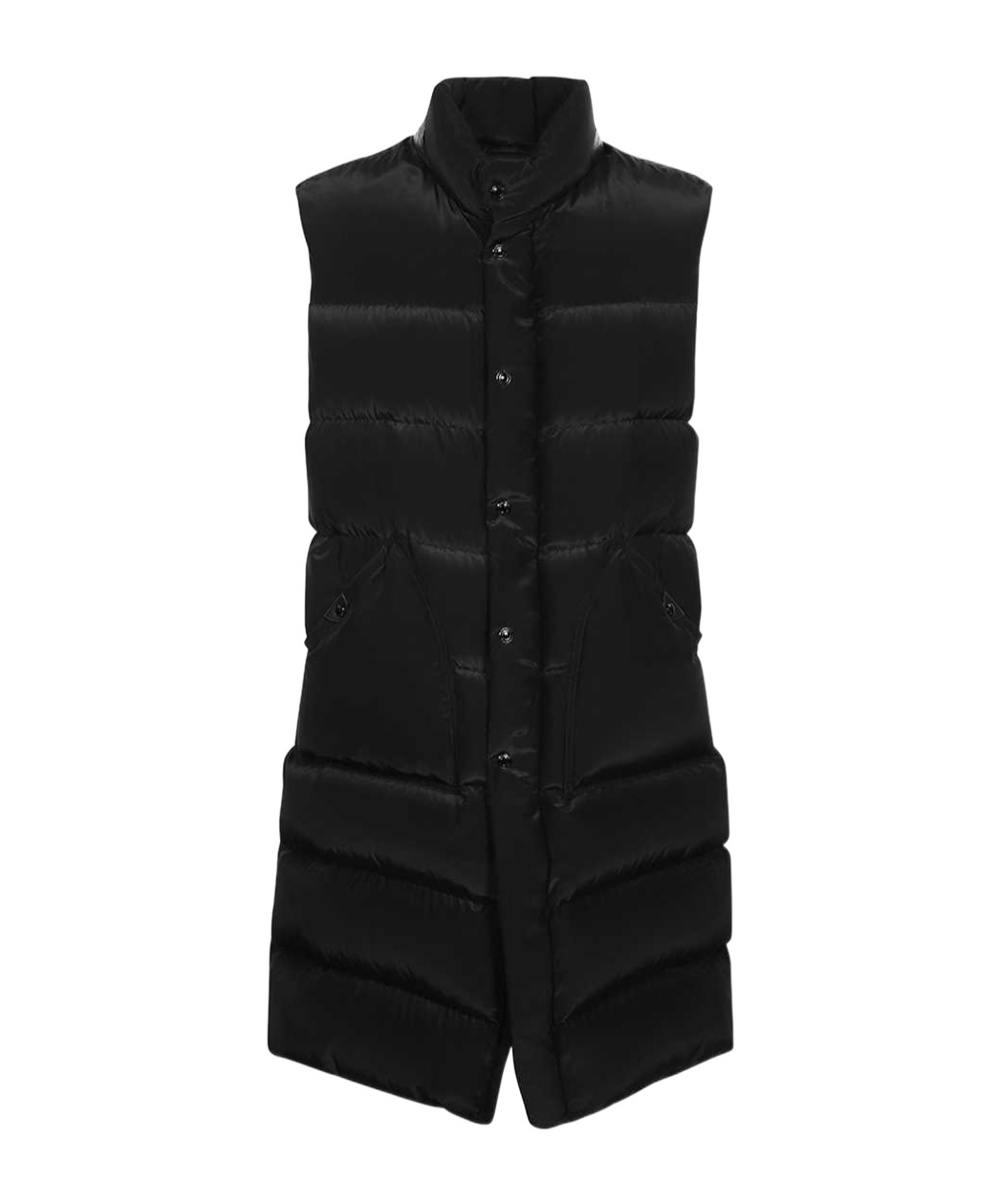 Tom Ford Quilted Cotton Vest In Black