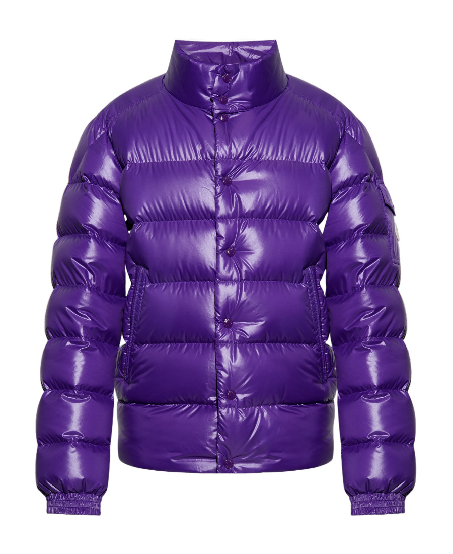 Moncler Lule Down Puffer Jacket In Purple