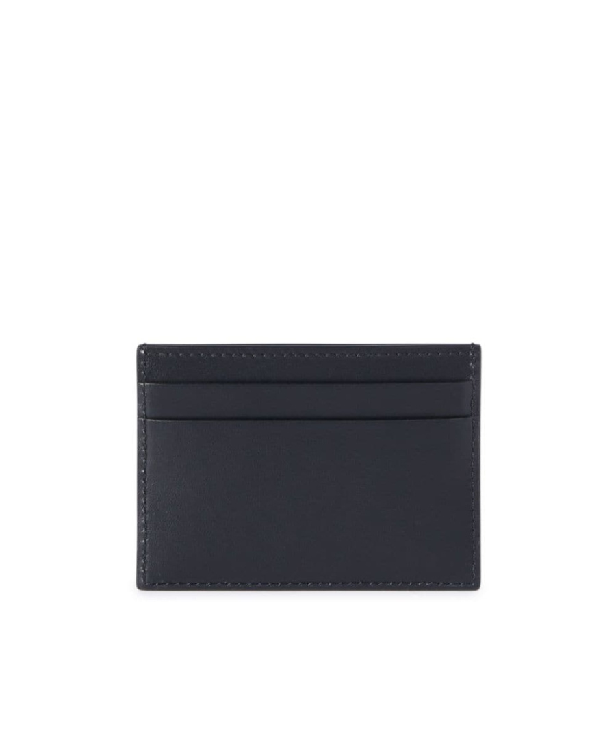 Off-white Bookish Logo-print Leather Cardholder In Black