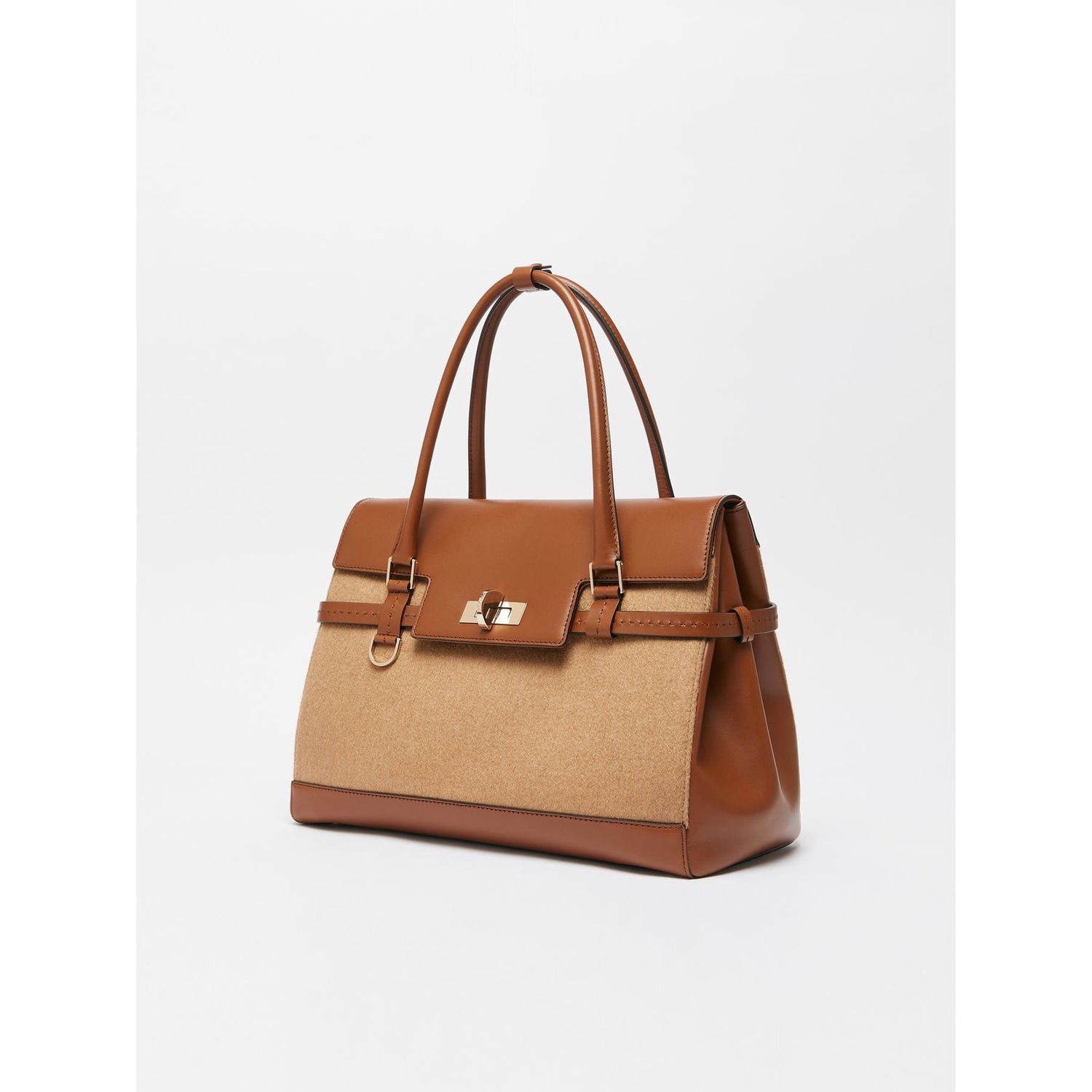 Max Mara Medium Margaux Shoulder Bag In Brown