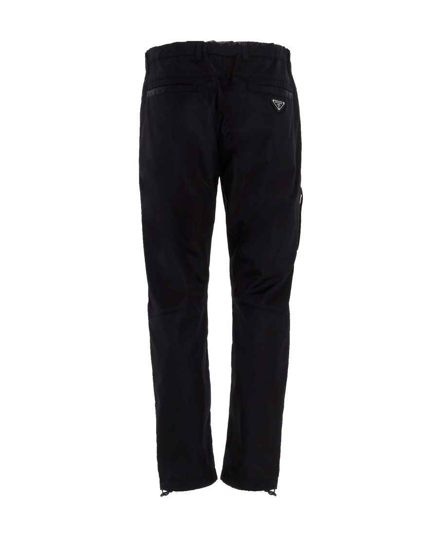 PRADA CROPPED BAGGY TROUSERS