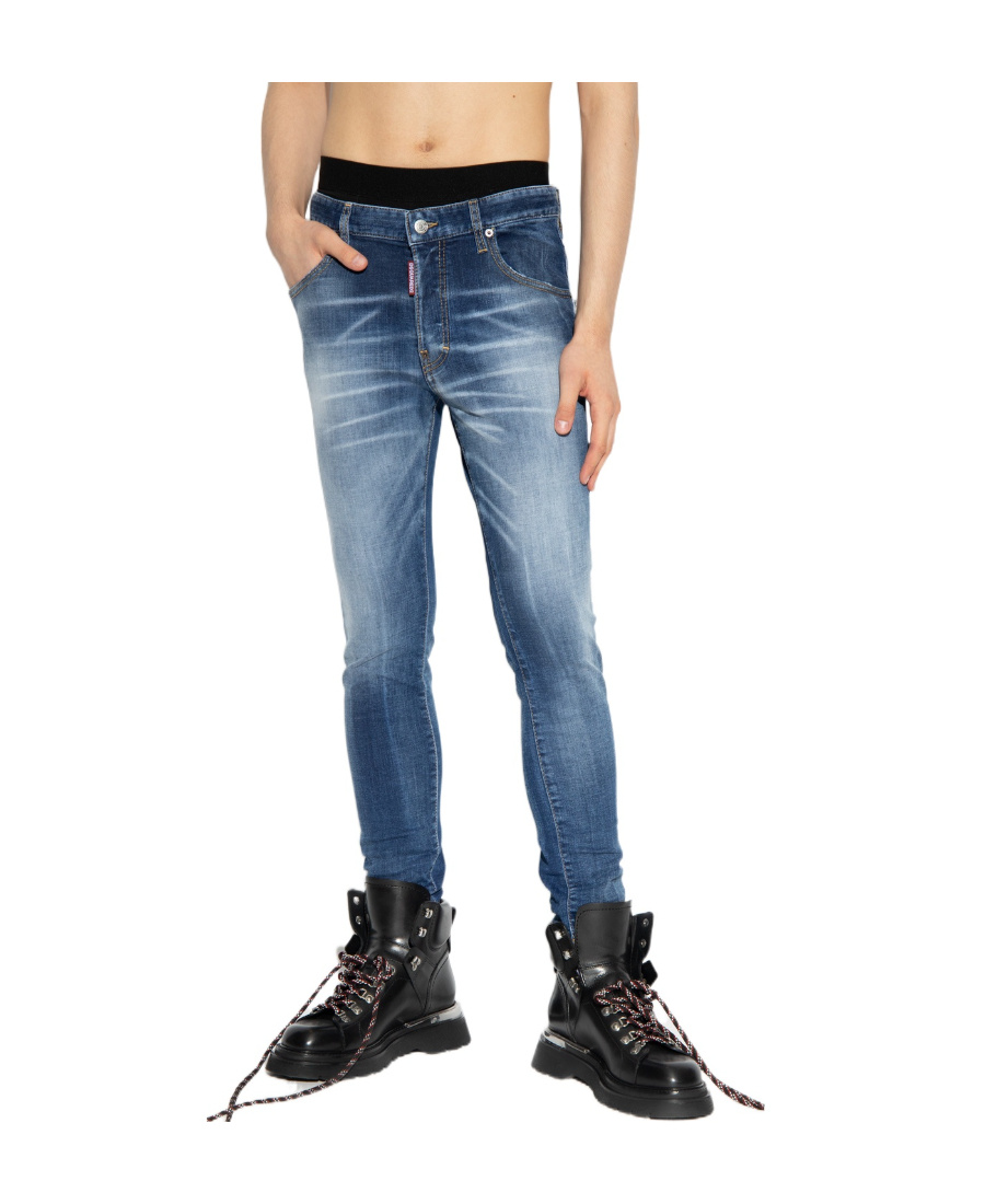 Dsquared2 Slim-cut Denim Jeans In Blue