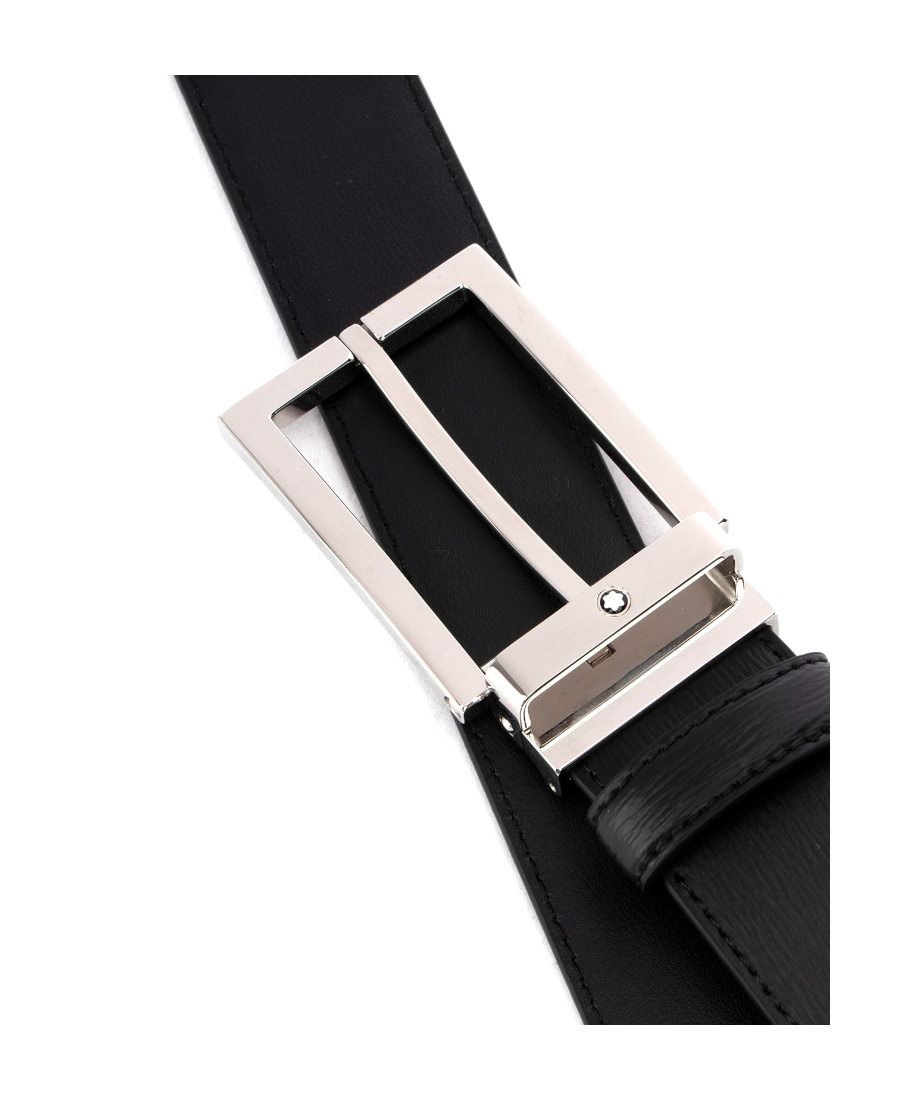 Montblanc Micro-label Belt In Black