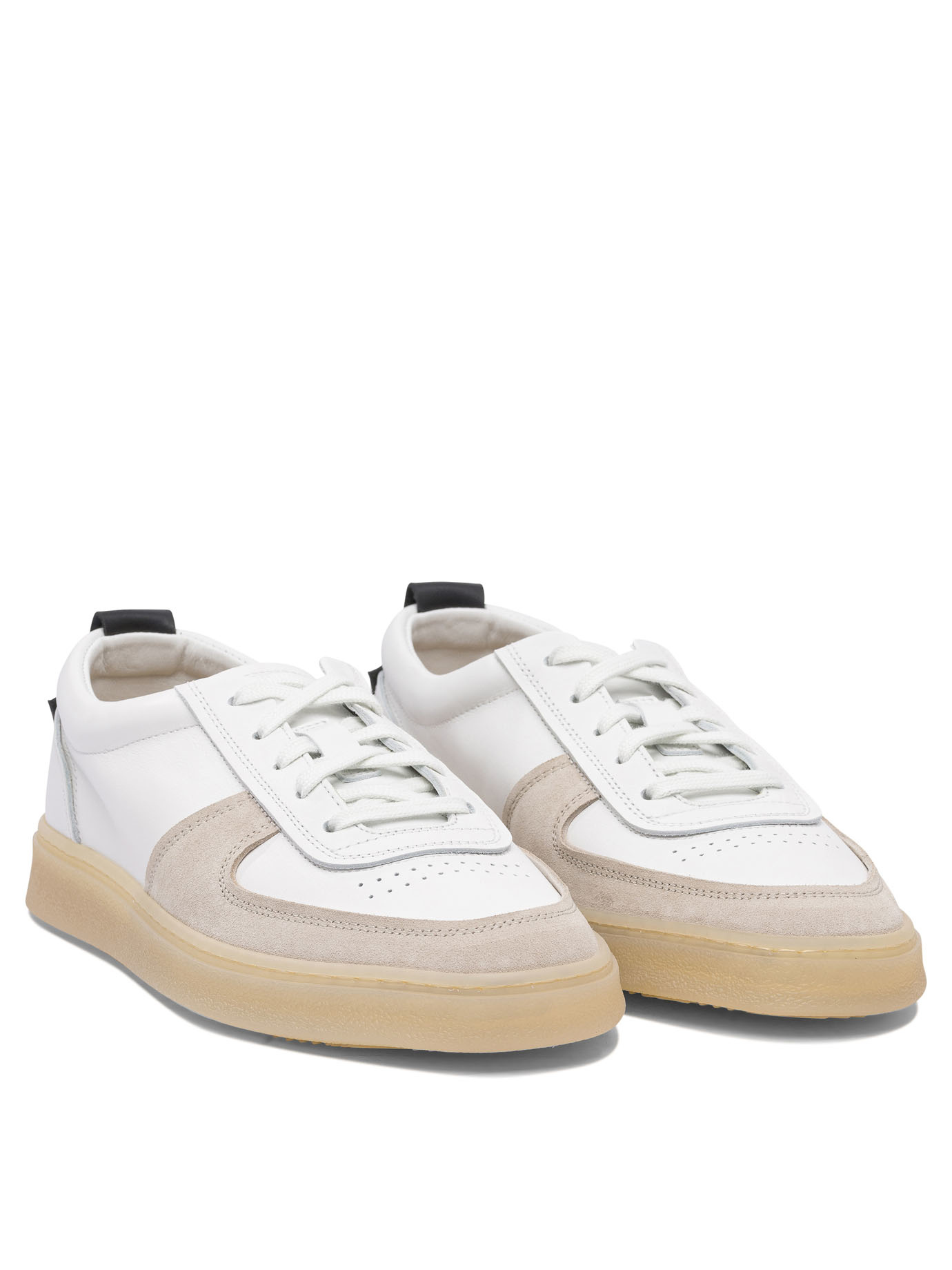 Henderson Baracco Slip-on Sneakers With Smooth Leather In Beige