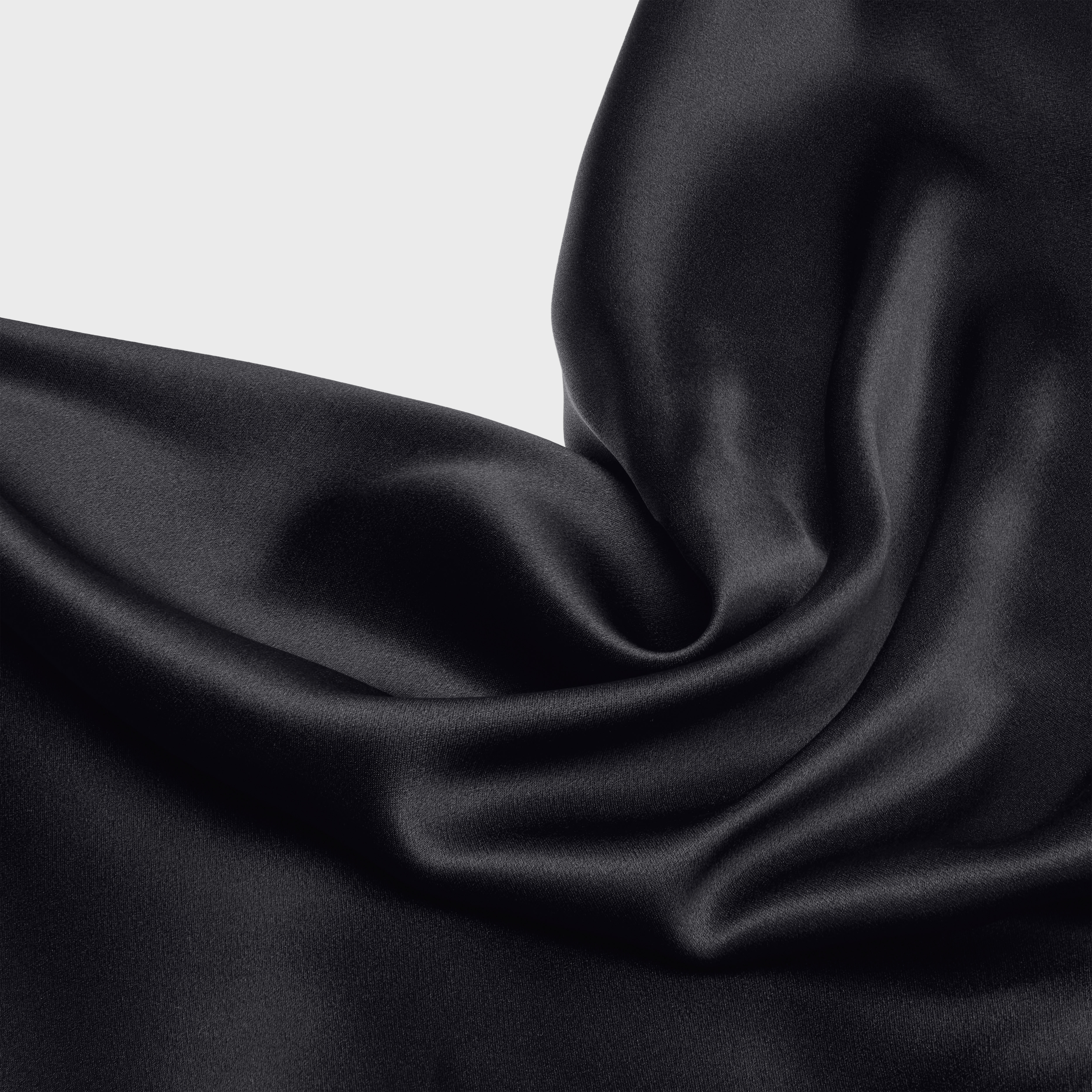 Celine Long Dress With Pleated Details In Black