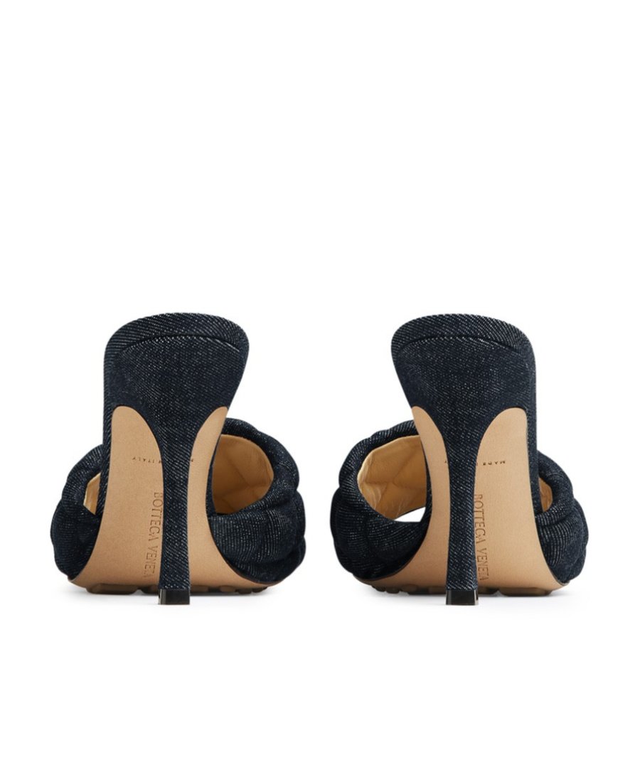 Bottega Veneta Padded High-heeled Sandals In Black