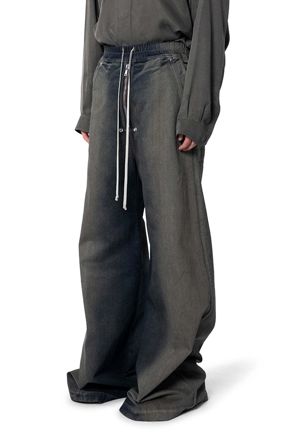 Rick Owens Drkshdw Drawstring Casual Pants In Black