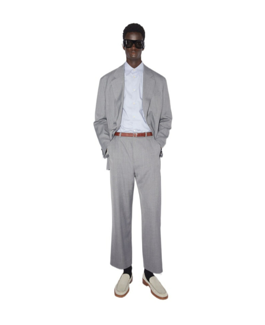 ACNE STUDIOS BUCKLE-FASTENING LEATHER BELT 